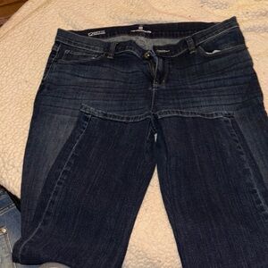 Liz Claiborne Dark Blue Boot Cut Jeans